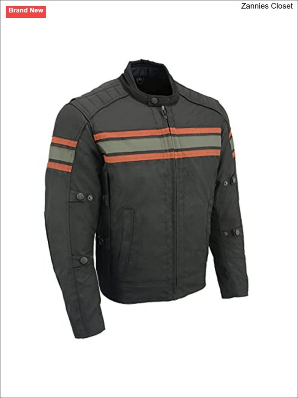Leather Textile Armored Motorcycle Jacket CE Approved Cowhide Men